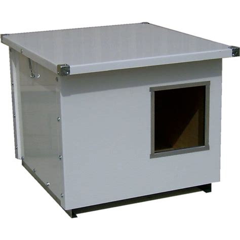 dog house metal design|insulated metal dog houses.